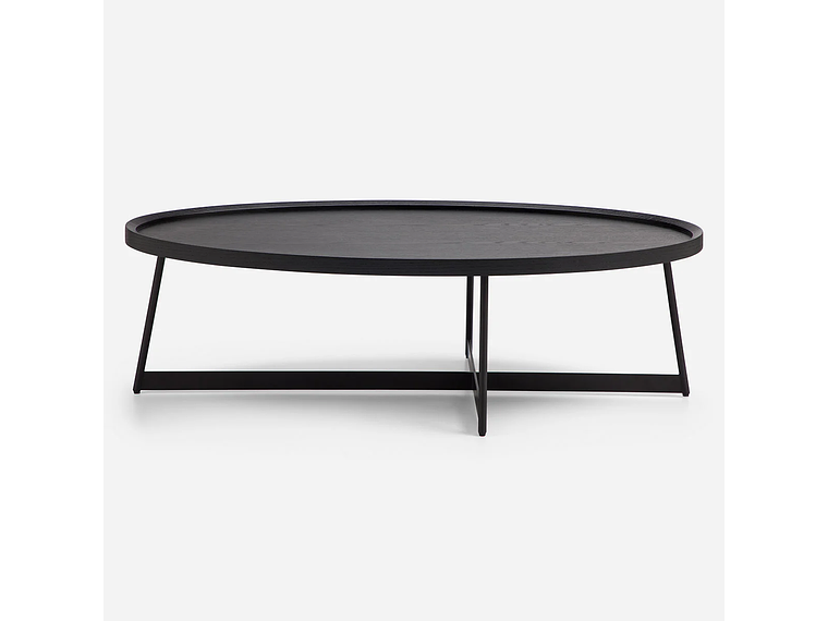 MESA CENTRO ROSEN LIBERTY 120X70 CM NEGRO MADERA 3