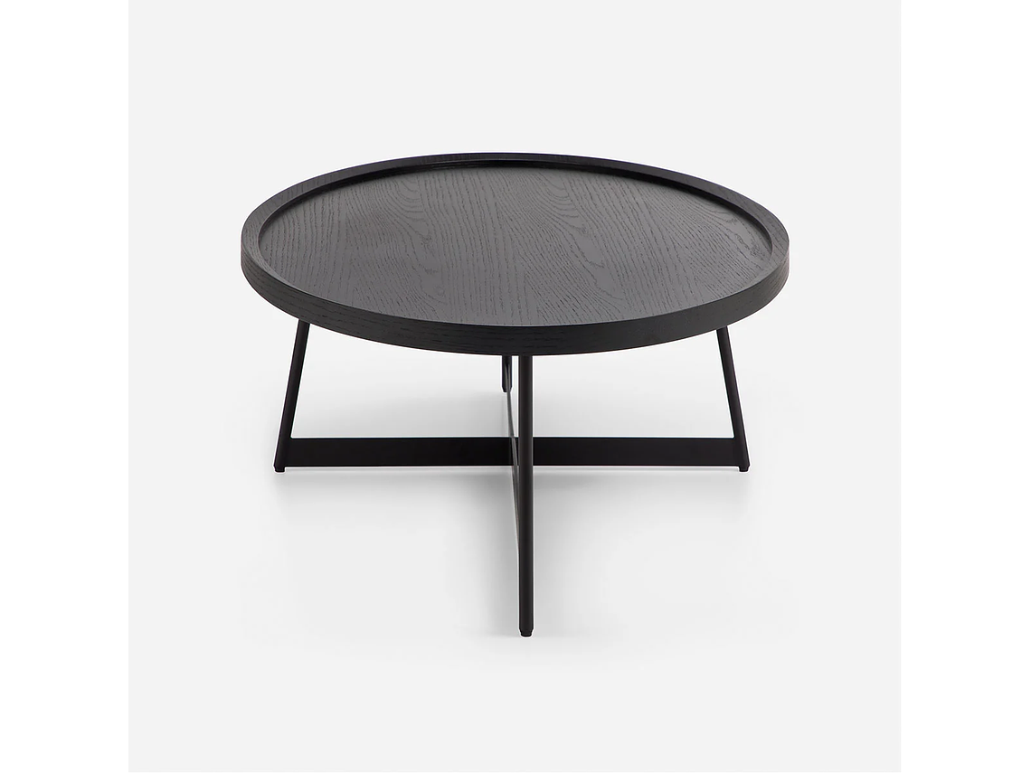 MESA CENTRO ROSEN LIBERTY 120X70 CM NEGRO MADERA 4