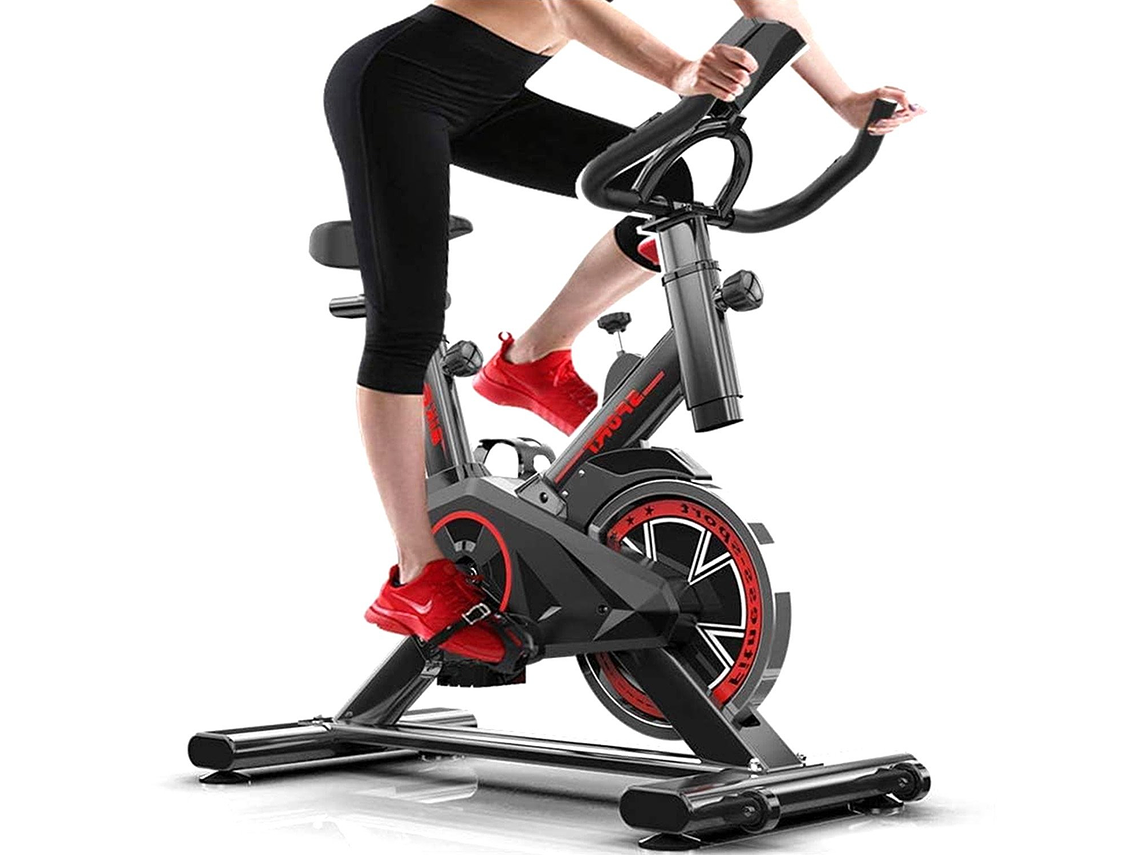 BICICLETA SPINNING MUNDO ONLINE LIFE-1226 PRO SPORT 6 KG RESISTENCIA AJUSTABLE 4