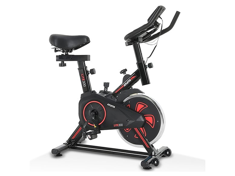 BICICLETA SPINNING K100 ROJO 1