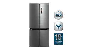 REFRIGERADOR SIDE BY SIDE MIDEA MDRM554MTE50 NO FROST 396L PLATA