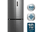 REFRIGERADOR SIDE BY SIDE MIDEA MDRM554MTE50 NO FROST 396L PLATA - Miniatura 1
