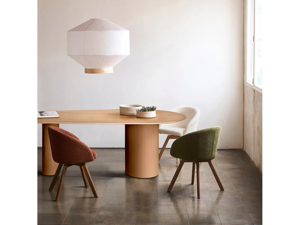 MESA COMEDOR TALOS NATURAL FORM 7