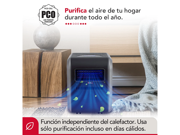 ESTUFA INFRARROJA 4 EN 1 THOR 1500H WIFI 5