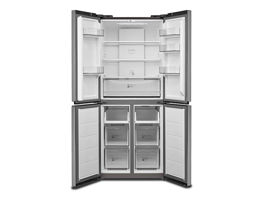 REFRIGERADOR SIDE BY SIDE MIDEA MDRM554MTE50 NO FROST 396L PLATA 3