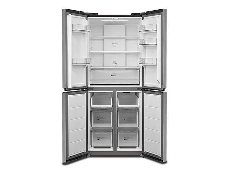 REFRIGERADOR SIDE BY SIDE MIDEA MDRM554MTE50 NO FROST 396L PLATA 3