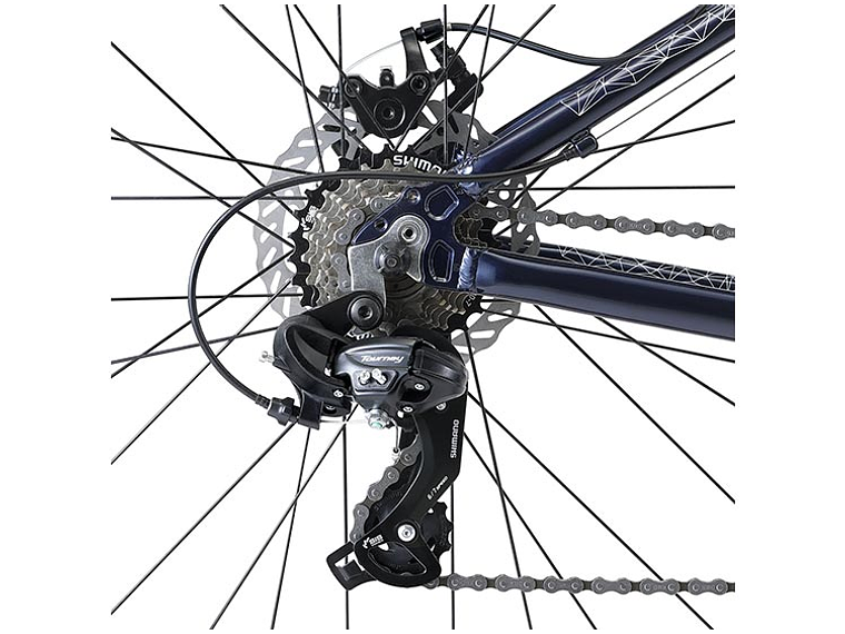 BICICLETA MTB OXFORD MERAK 1 ARO 29 AZUL/ÍNDIGO 7