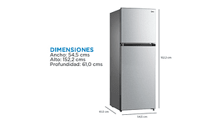 REFRIGERADOR MIDEA TOP FREEZER NO FROST 236 L TMF MDRT346MTF50