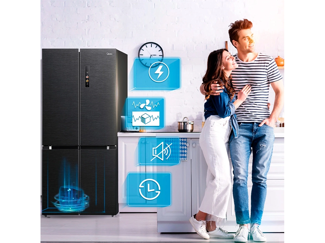 REFRIGERADOR SIDE BY SIDE MIDEA 515 LT NO FROST MDRM691MTEDXIN 8