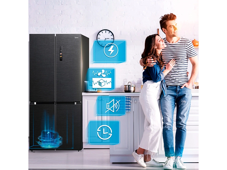 REFRIGERADOR SIDE BY SIDE MIDEA 515 LT NO FROST MDRM691MTEDXIN 8