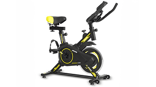 BICICLETA SPINNING ATLETIS 1639650 CAPACIDAD 100 KG AMARILLO