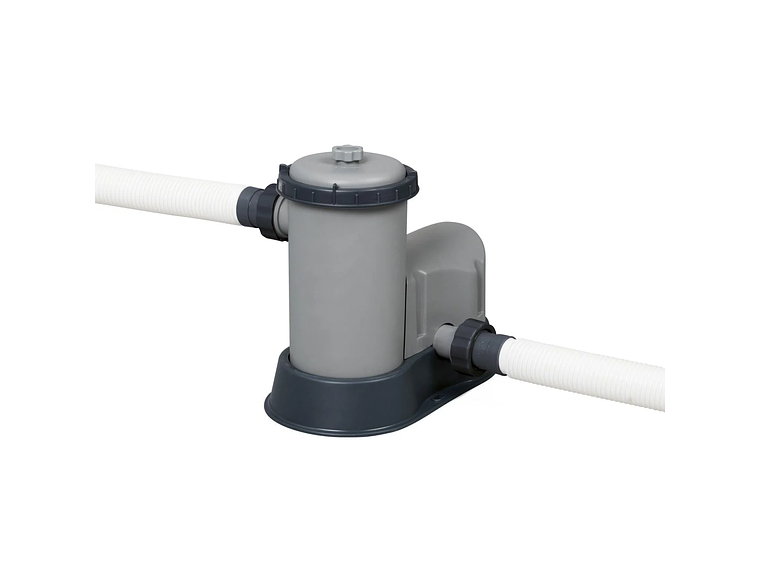 PISCINA BESTWAY REDONDA STEELPRO MAX GRIS PIEDRA 5.49MX1.22M 6