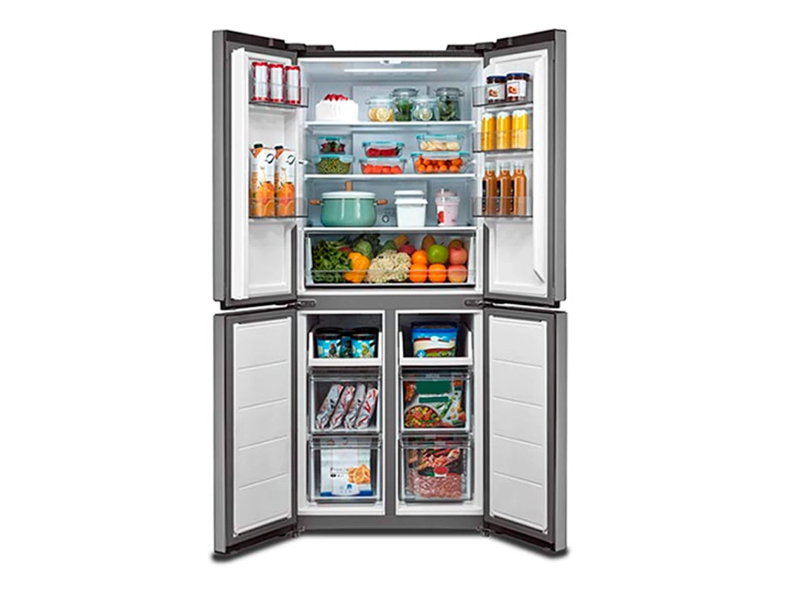 REFRIGERADOR SIDE BY SIDE MIDEA MDRM554MTE50 NO FROST 396L PLATA 6