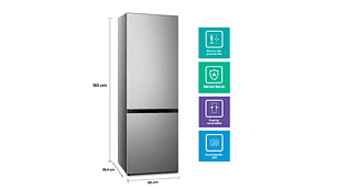 REFRIGERADOR HISENSE BOTTOM FREEZER FRÍO DIRECTO 264 L RB341NL
