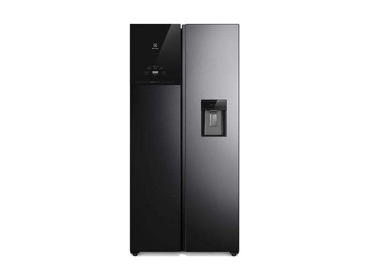 REFRIGERADOR 436L NO FROST SIDE BY SIDE INVERTER ES40WB BLACK 1