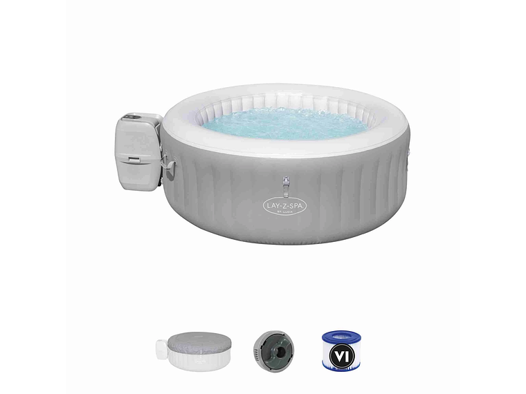 HOT TUB SPA JACUZZI INFLABLE ST. LUCIA 3 PERSONAS BESTWAY 2