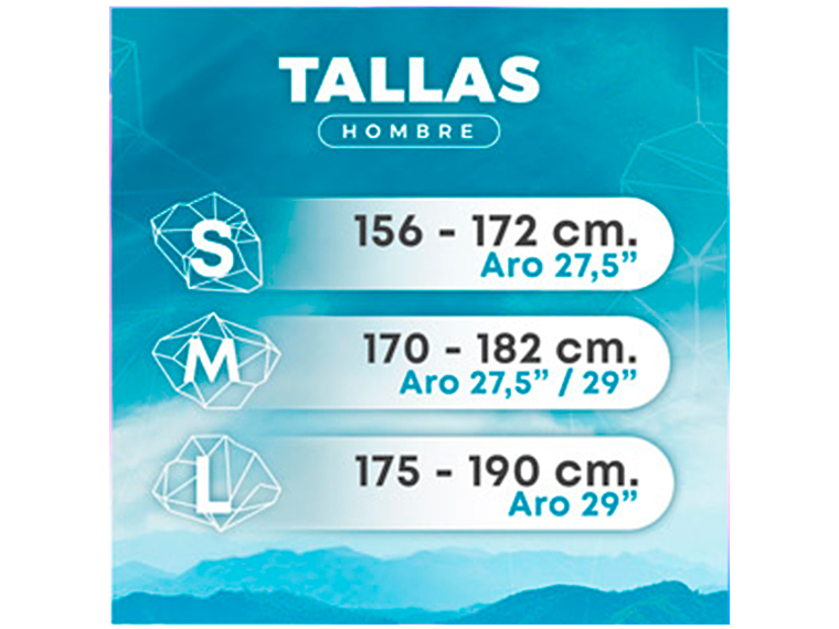 BICICLETA MERAK 1 ARO 27.5 AZUL/BLANCO 10