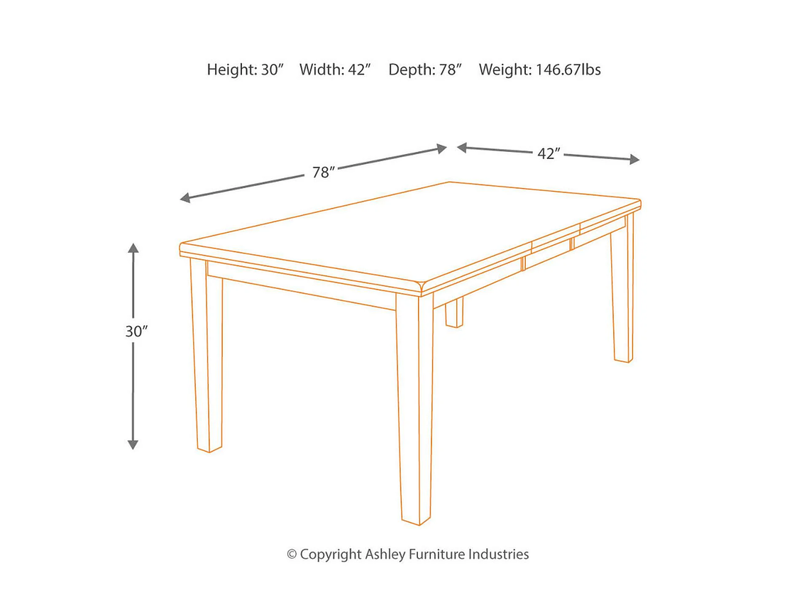 MESA COMEDOR RALENE EXTENSIBLE 3