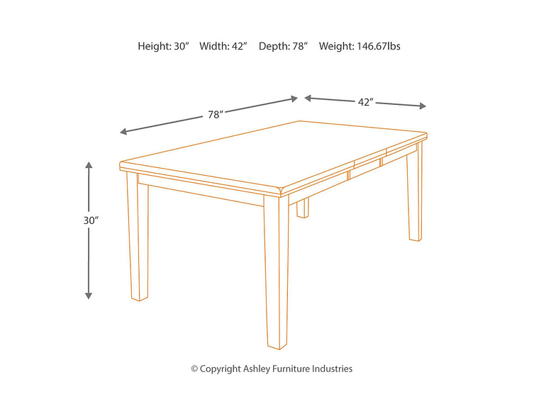 MESA COMEDOR RALENE EXTENSIBLE 3
