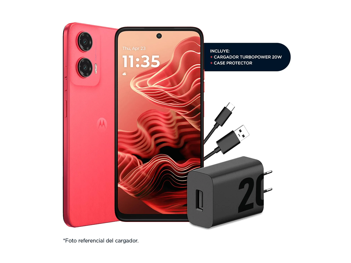 CELULAR MOTOROLA G35 5G 4 GB 128 GB NARANJA 4