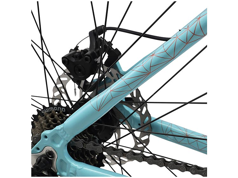 BICICLETA MTB OXFORD VENUS 1 ARO 27.5 VERDE 6