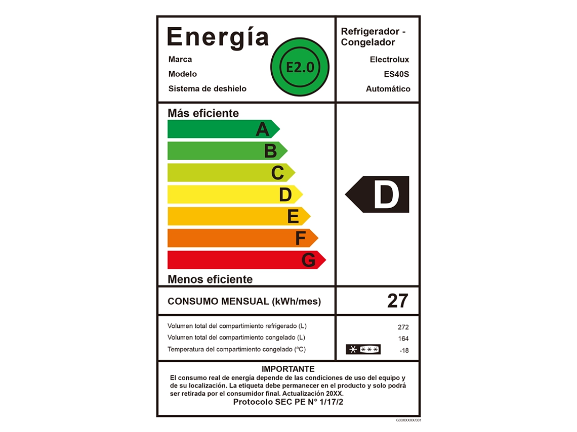 REFRIGERADOR 440L NO FROST SIDE BY SIDE INVERTER ES40S INOX 6