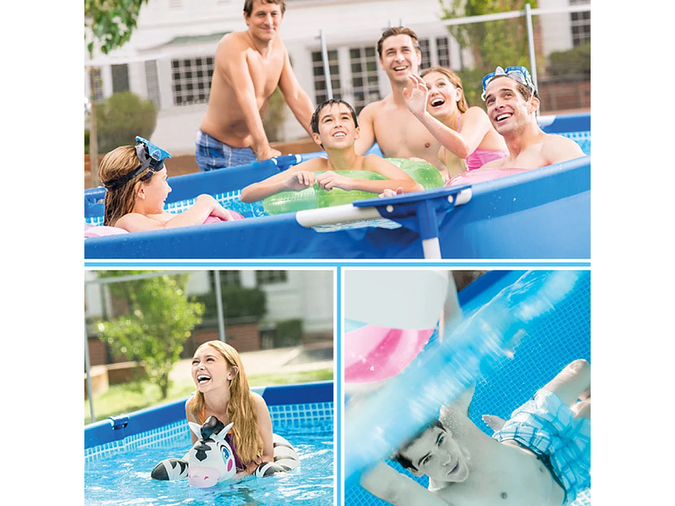 PISCINA ESTRUCTURAL RECTANGULAR INTEX 4,5MT X 2,2MT X 0,84MT 7127 LT 3