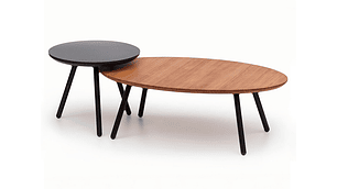 MESA DE CENTRO MEDULAR AULA NOGAL