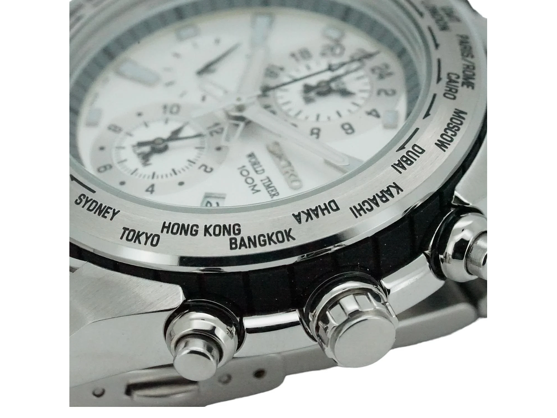 RELOJ DE PULSERA SEIKO SPL029P1 HOMBRE CRITERIA WORLDTIMER 3