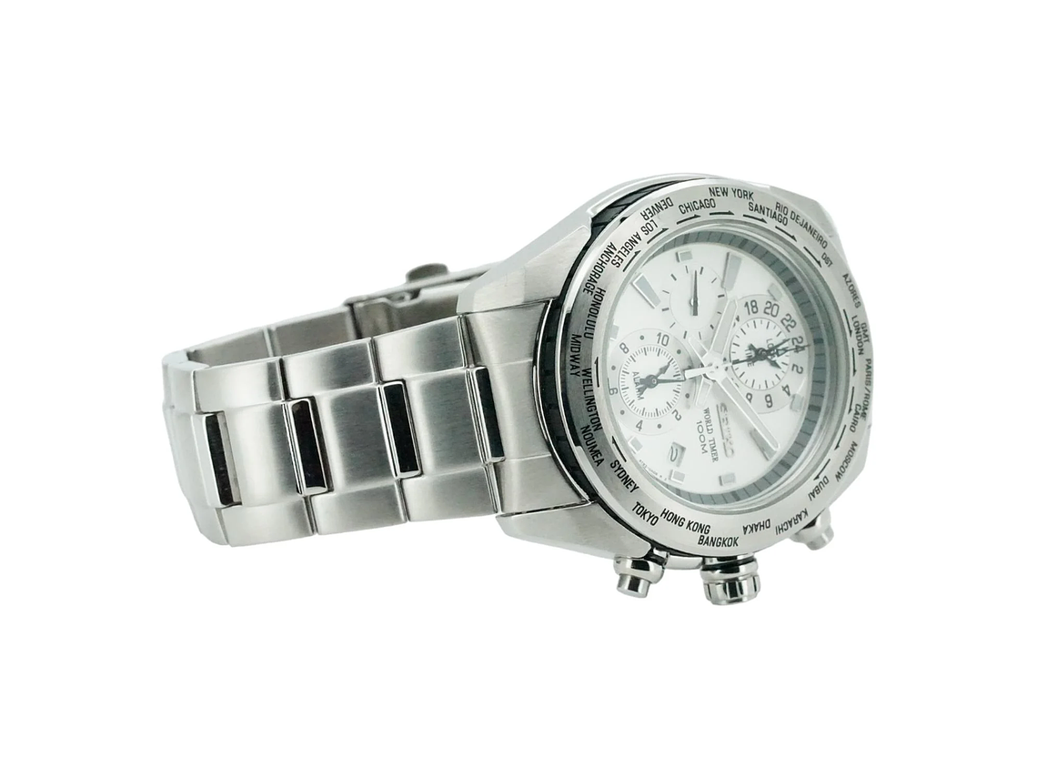 RELOJ DE PULSERA SEIKO SPL029P1 HOMBRE CRITERIA WORLDTIMER 4