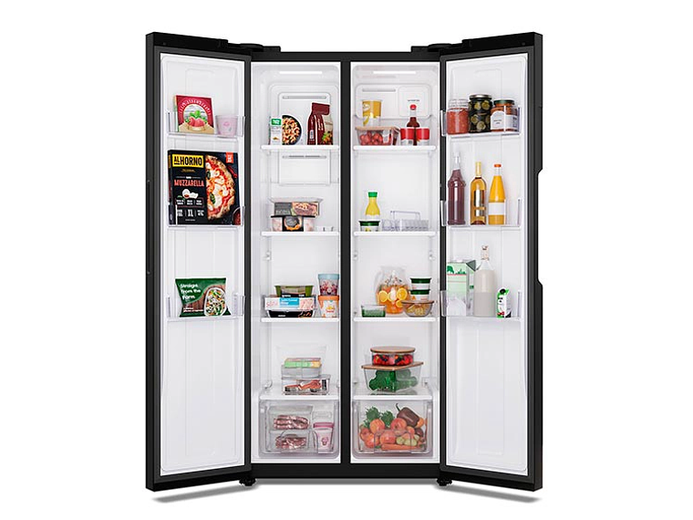 REFRIGERADOR SIDE BY SIDE MADEMSA MAS430B 426L NO FROST GRAFITO 8