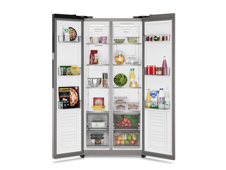 REFRIGERADOR SIDE BY SIDE MADEMSA MAS430B 426L NO FROST GRAFITO 9