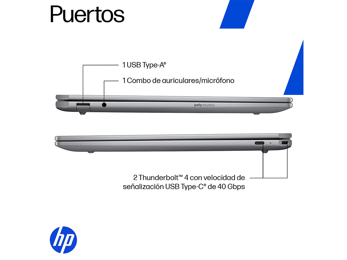 NOTEBOOK HP OMNIBOOK ULTRA 14-FD0001LA AMD RYZEN 9 32 GB RAM 1 TB SSD PANTALLA TOUCH 14