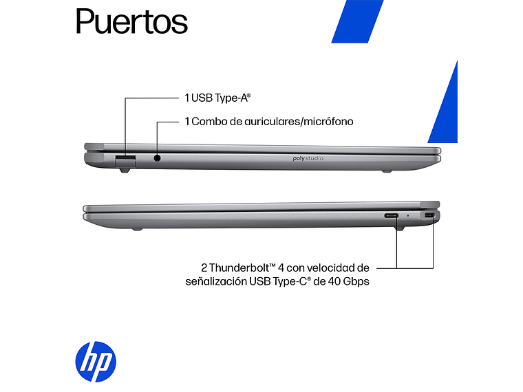 NOTEBOOK HP OMNIBOOK ULTRA 14-FD0001LA AMD RYZEN 9 32 GB RAM 1 TB SSD PANTALLA TOUCH 14