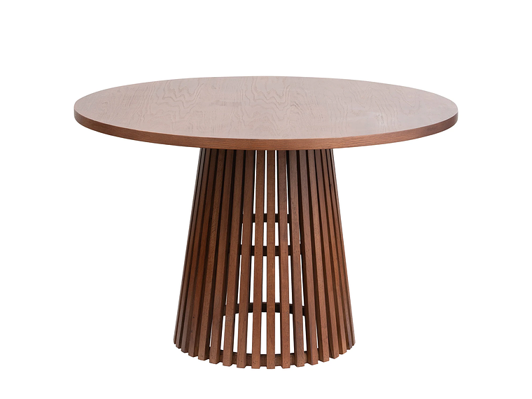 MESA COMEDOR MEYA MUEBLES REDONDA JAPANDI 4 PERSONAS MADERA 1