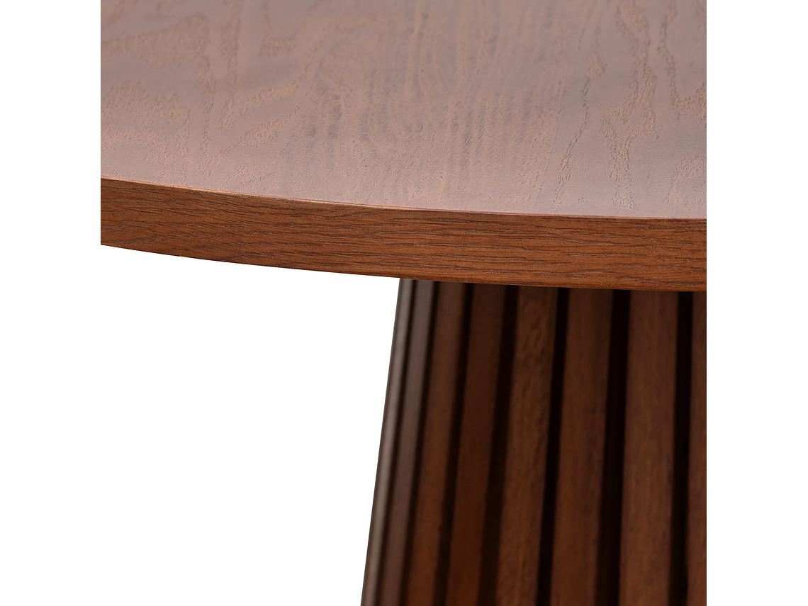 MESA COMEDOR MEYA MUEBLES REDONDA JAPANDI 4 PERSONAS MADERA 2