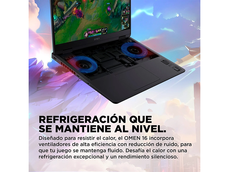 NOTEBOOK GAMER HP OMEN 16-AM0018LA INTEL CORE I7 16GB RAM 1TB SSD NVIDIA RTX 5060 16.2” 7