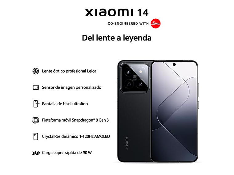 CELULAR XIAOMI 14 5G 512 GB 12 GB RAM 32MP 6.3