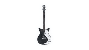 GUITARRA ELÉCTRICA DANELECTRO BLACK METAL FLAKE 59MJ BKMF