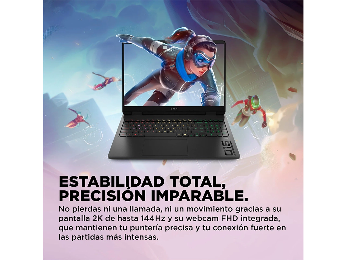 NOTEBOOK GAMER HP OMEN 16-AM0018LA INTEL CORE I7 16GB RAM 1TB SSD NVIDIA RTX 5060 16.2” 8