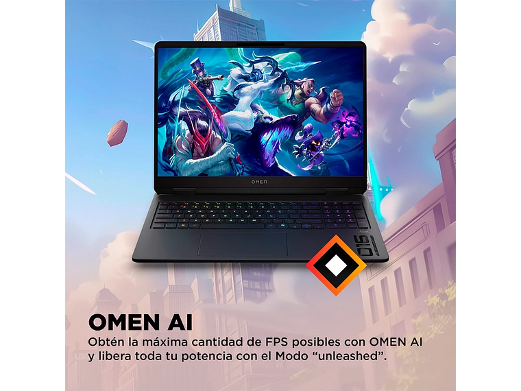 NOTEBOOK GAMER HP OMEN 16-AM0018LA INTEL CORE I7 16GB RAM 1TB SSD NVIDIA RTX 5060 16.2” 9