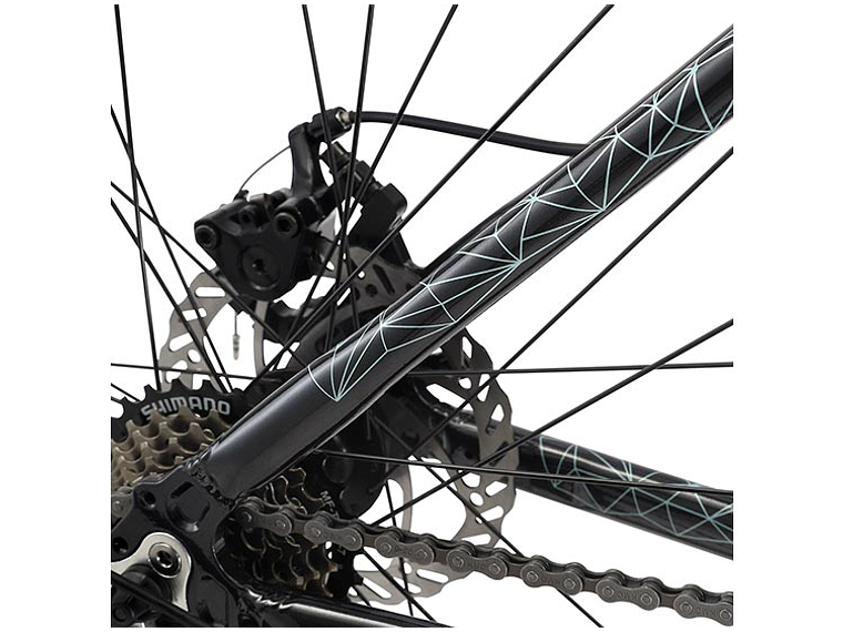 BICICLETA MTB OXFORD VENUS 1 ARO 27.5 NEGRO/CORAL 6