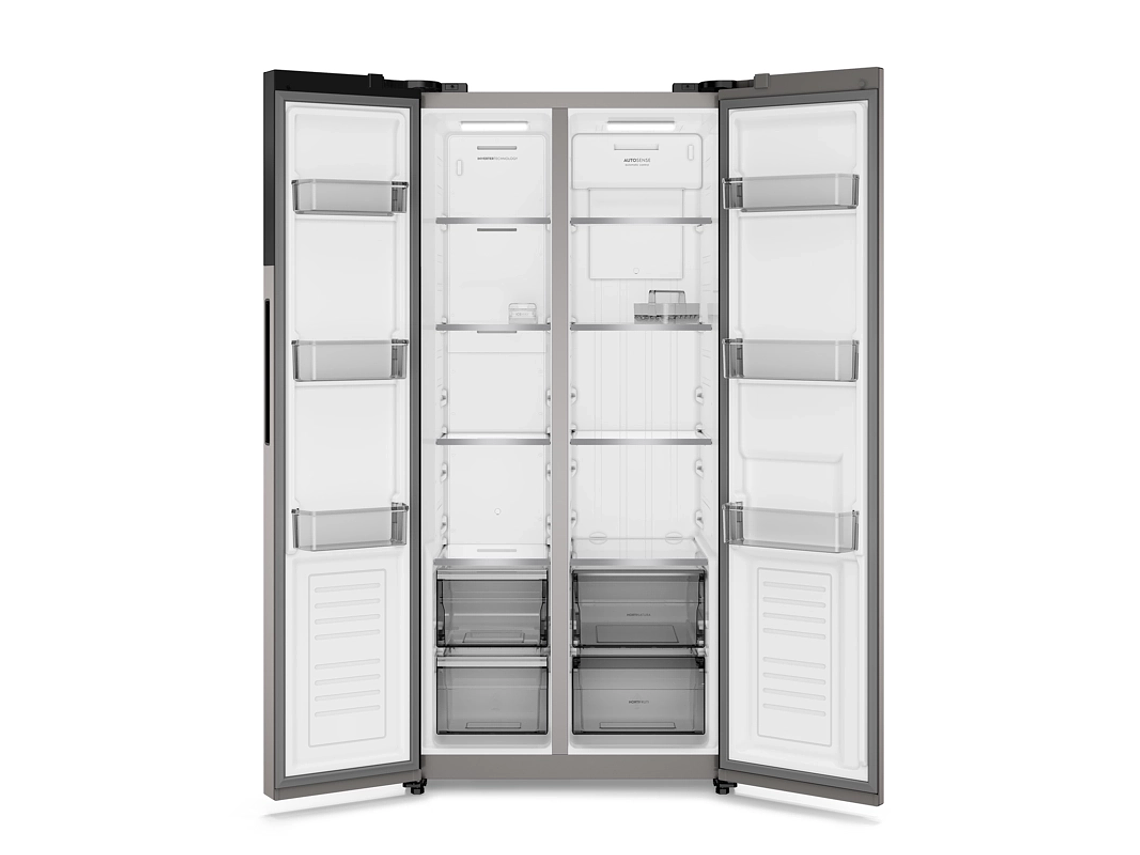 REFRIGERADOR 440L NO FROST SIDE BY SIDE INVERTER ES40S INOX 5