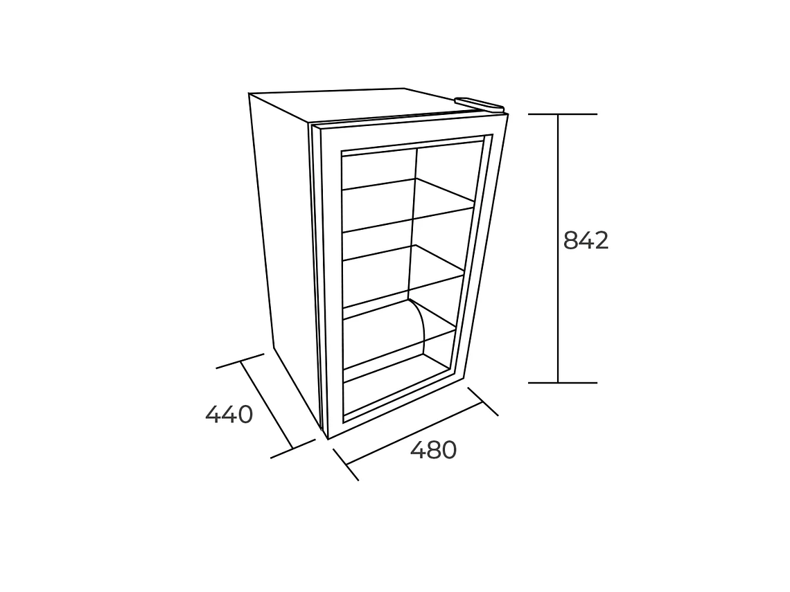 COOLER CERVECERO NEGRO 96 LT. HS-125WEN 3