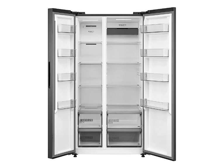 REFRIGERADOR SIDE BY SIDE MIDEA MDRS791FGEDX 592L NO FROST NEGRO 4