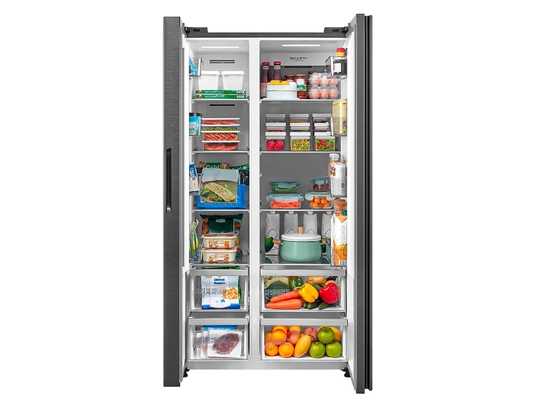 REFRIGERADOR SIDE BY SIDE MIDEA MDRS791FGEDX 592L NO FROST NEGRO 5