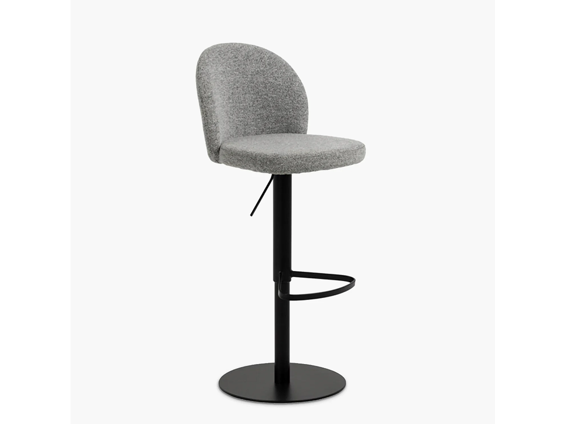 TABURETE TAPIZ PASCALE GRIS FORM 1