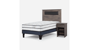 CAMA AUTONOMY SKY 1,5 PLAZAS + MUEBLES FERRARA