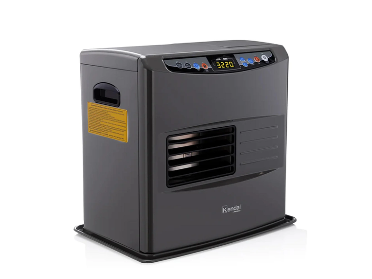 ESTUFA CALEFACTOR A PARAFINA KEROSENE 12000BTU LED NEGRO KPL-36 KENDAL 1