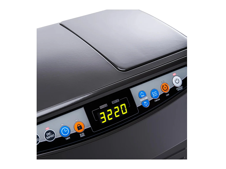 ESTUFA CALEFACTOR A PARAFINA KEROSENE 12000BTU LED NEGRO KPL-36 KENDAL 3